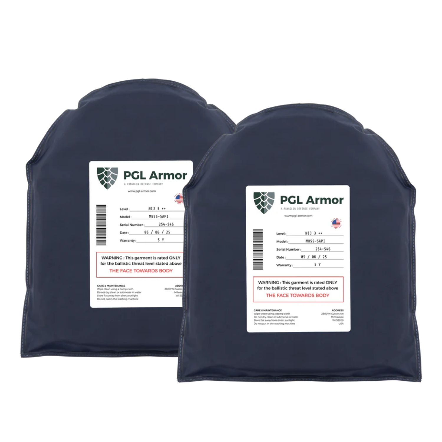 Flexible Armor NIJ 3++ M855