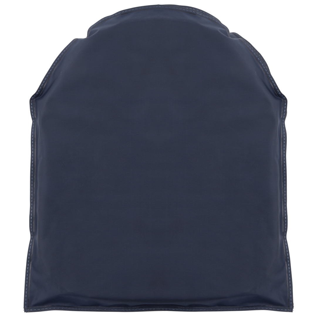 Back view of PGL Armor NIJ level 3 ballistic plate with clean protective cover