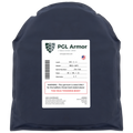 PGL Armor NIJ level 3 ballistic plate with certification label visible on front side
